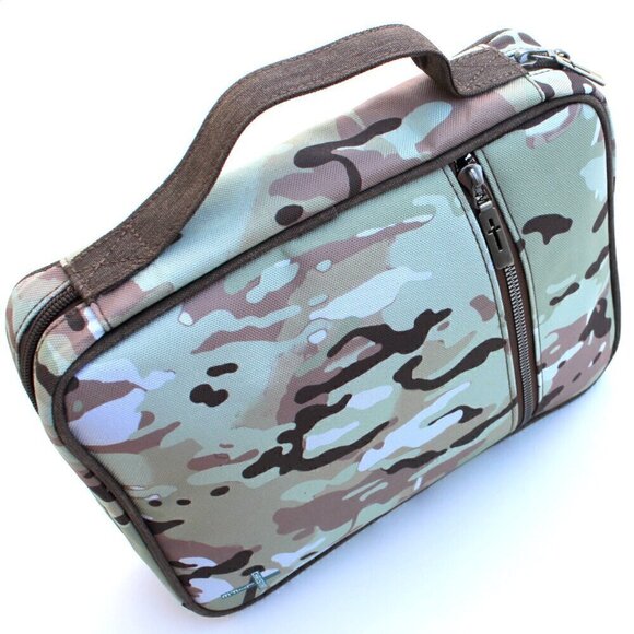 Montana West Green Camo Camouflage Pattern Print Canvas Bible Cover & Bookmark main image 4